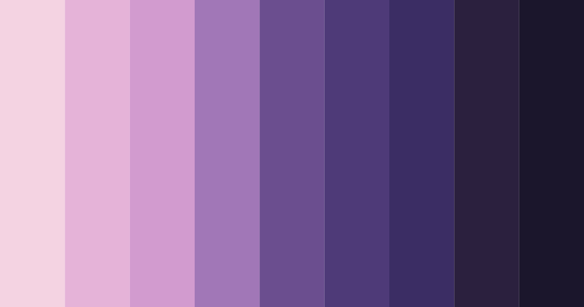 Download whimsical twilight color palette PNG image (landscape)