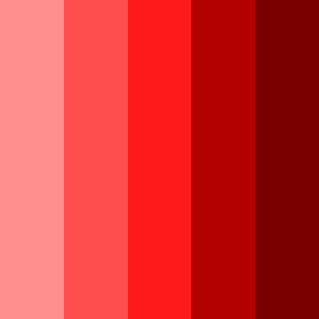 Download crimson carnival color palette PNG image (square)