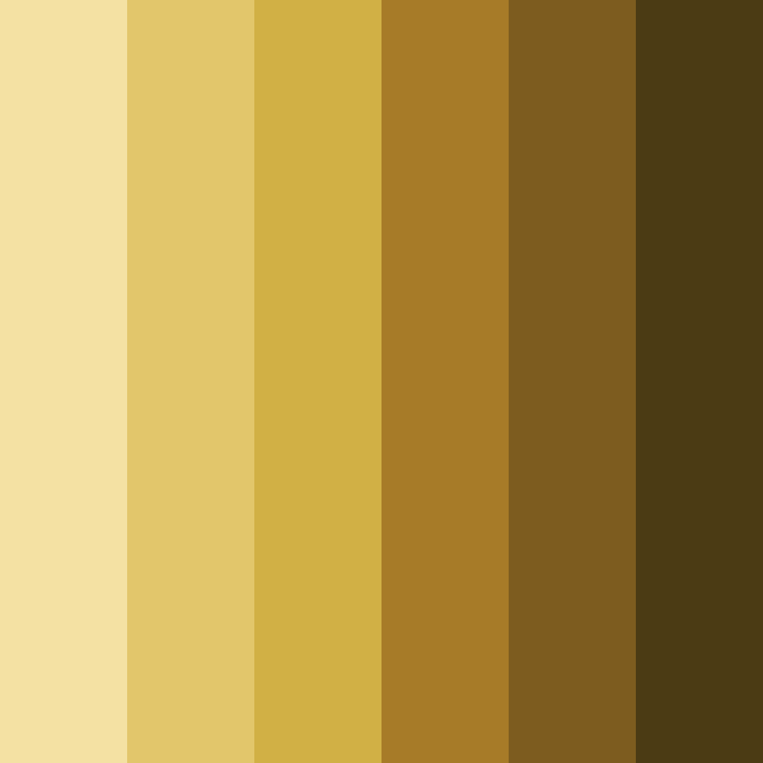 Download harvest table hues color palette PNG image (square)
