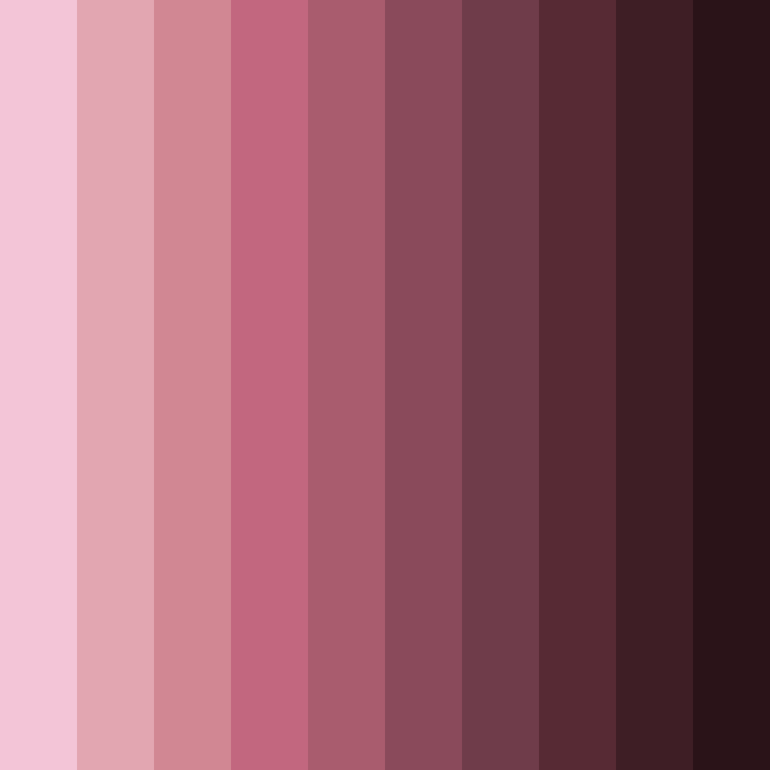 Download blushing embers color palette PNG image (square)