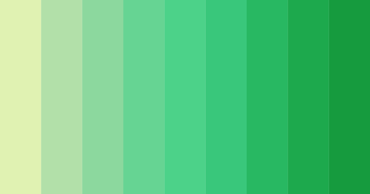 Download lush lime garden color palette PNG image (landscape)