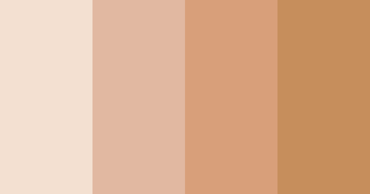 Download warm beige color palette PNG image (landscape)