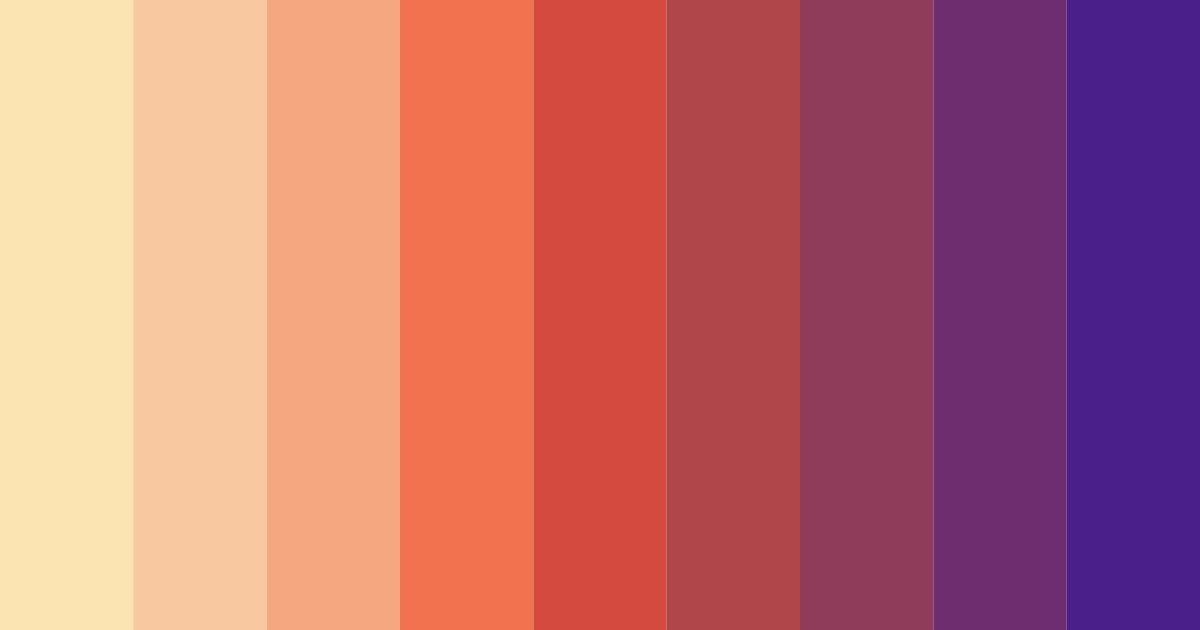 Download shades of pink color palette PNG image (landscape)