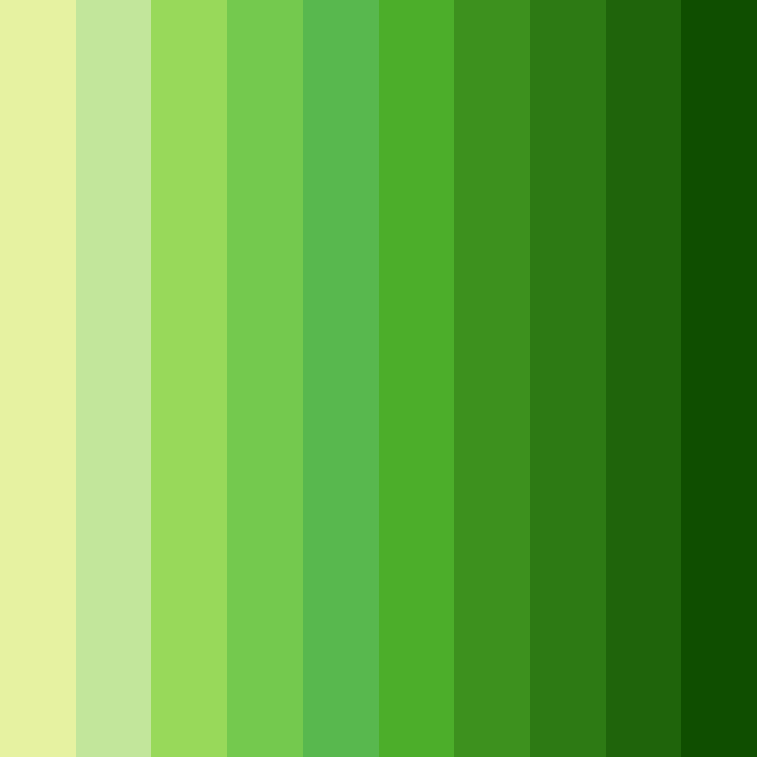 Download shades of yellow and green color palette PNG image (square)