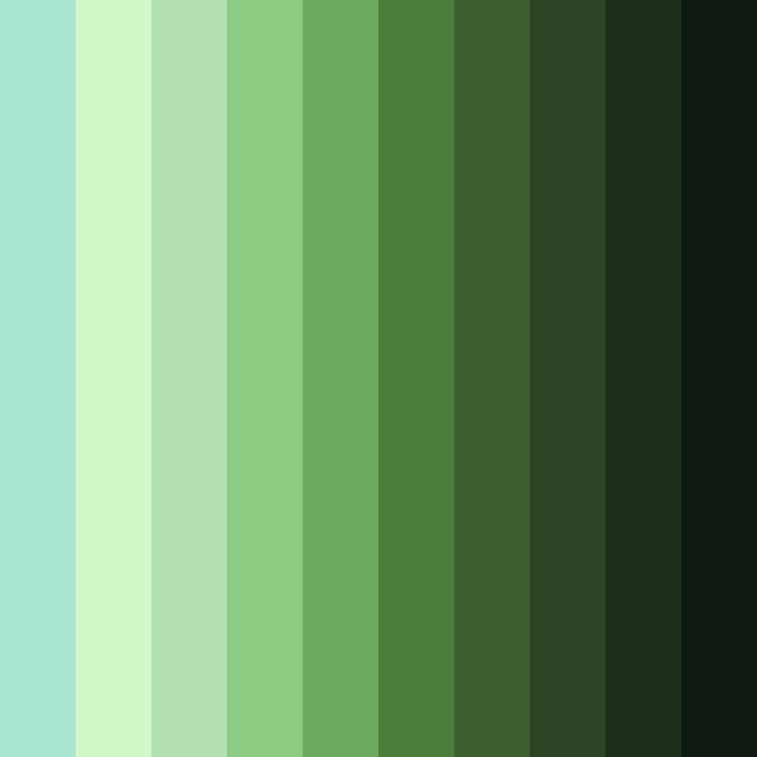 Download verdant whisper color palette PNG image (square)