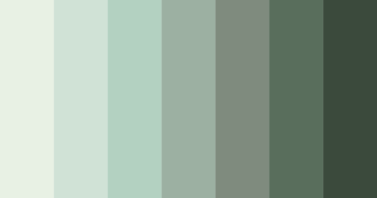 Download sage serenity color palette PNG image (landscape)