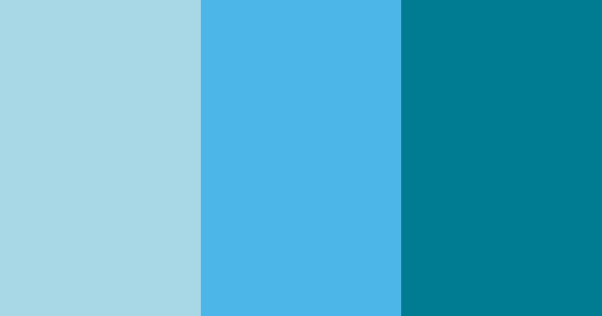 Download blue ocean breeze color palette PNG image (landscape)
