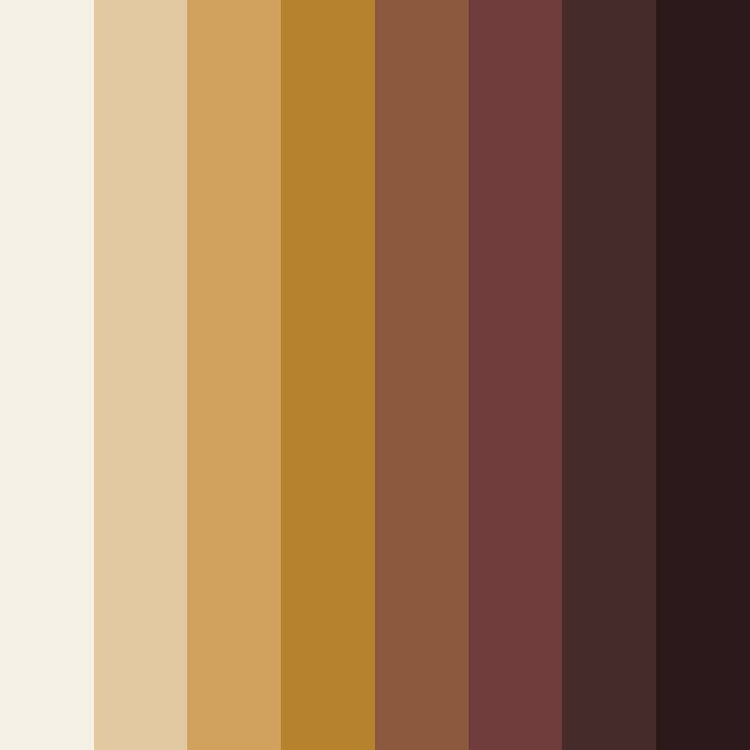 Download earthy embrace color palette PNG image (square)