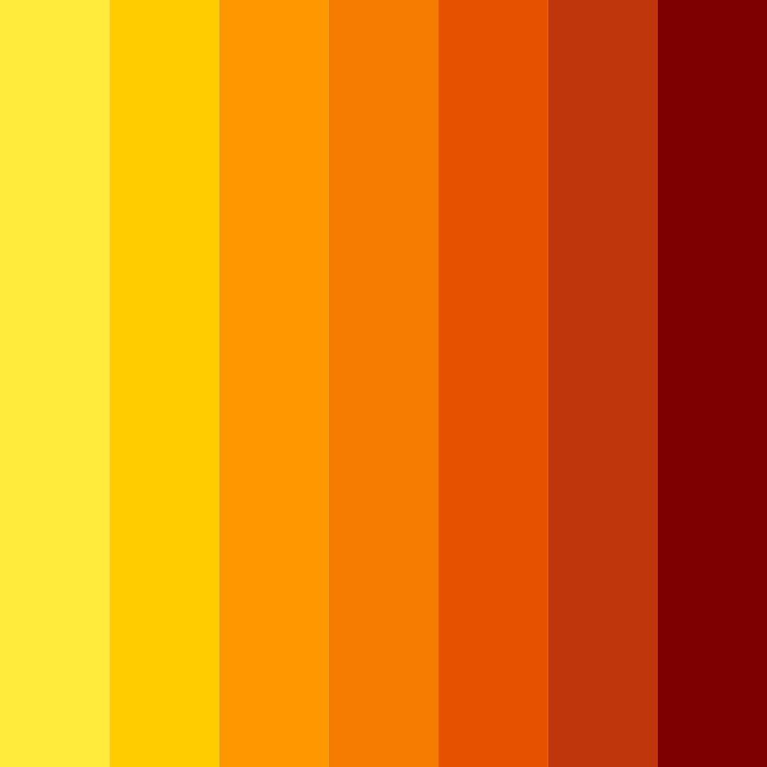Download sunset ember harmony color palette PNG image (square)