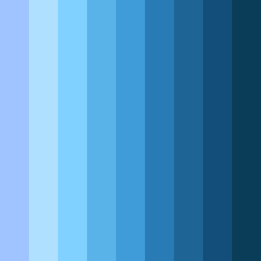 Download azure dreams color palette PNG image (square)