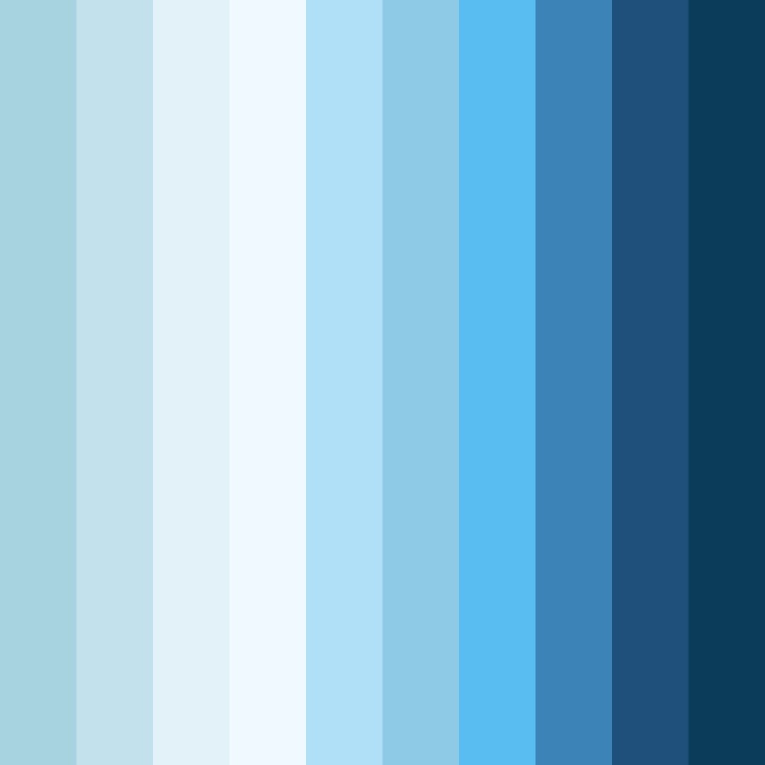 Download celestial serenity color palette PNG image (square)