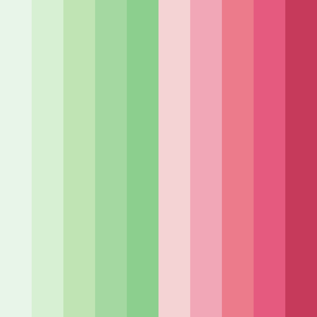 Download sage and blush serenity color palette PNG image (square)