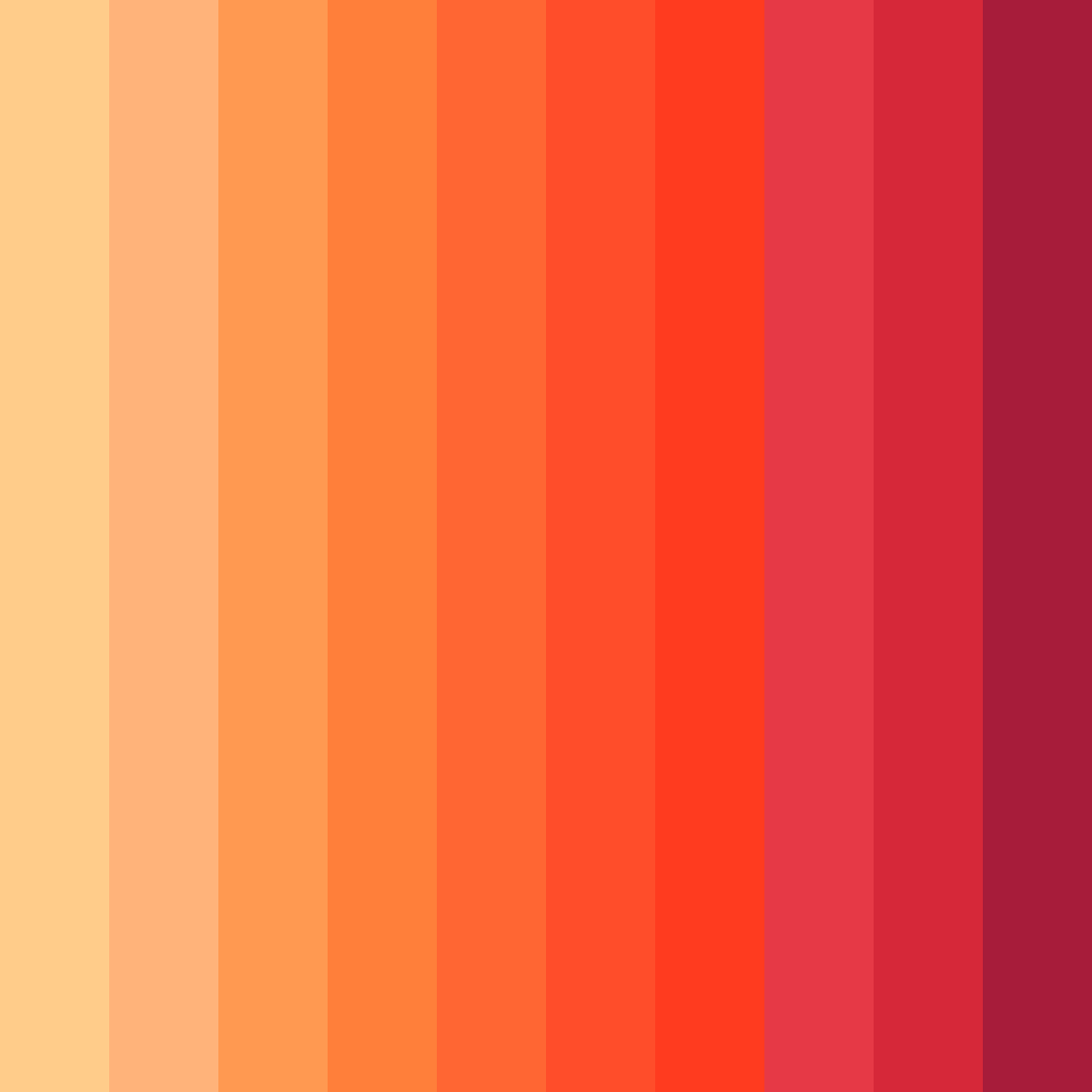 Download amber raspberry color palette PNG image (square)