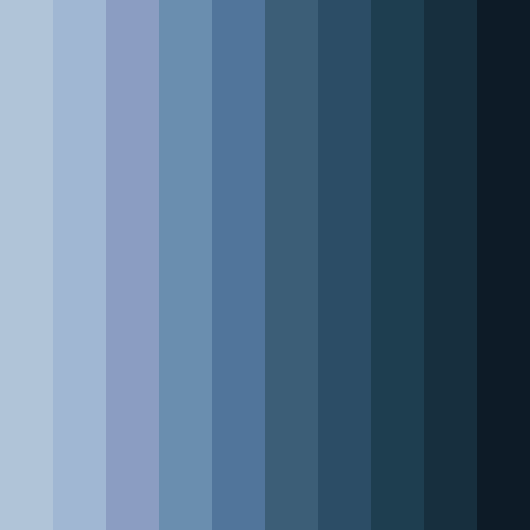 Download steel horizon color palette PNG image (square)
