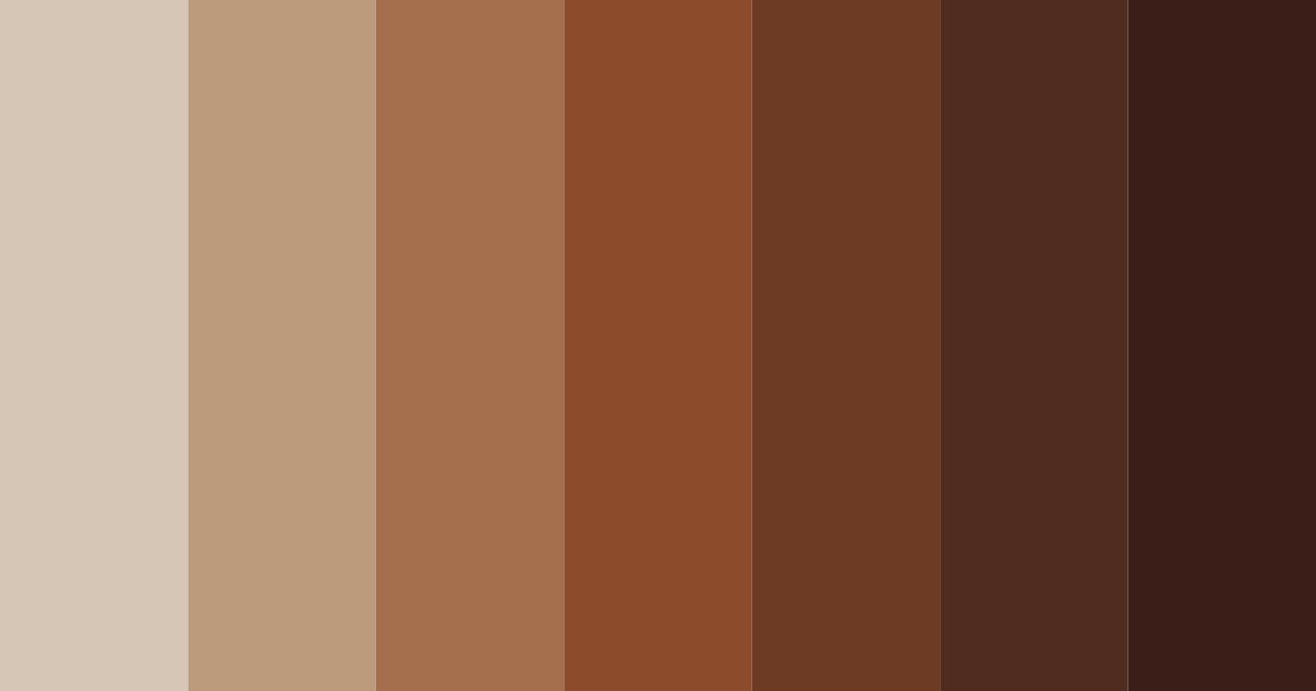 Download warm brown color palette PNG image (landscape)