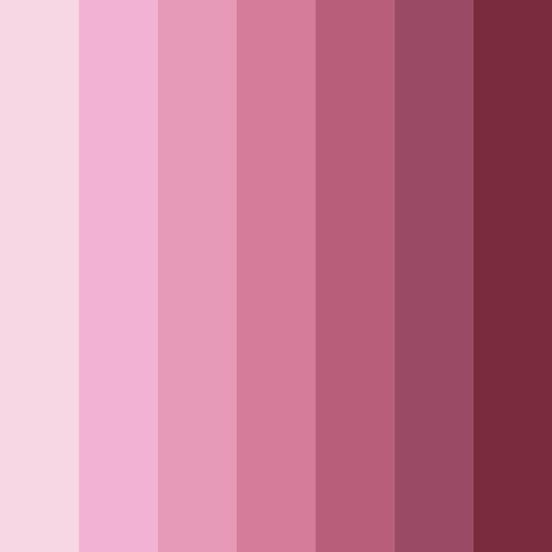 Download pink aesthetic color palette PNG image (square)