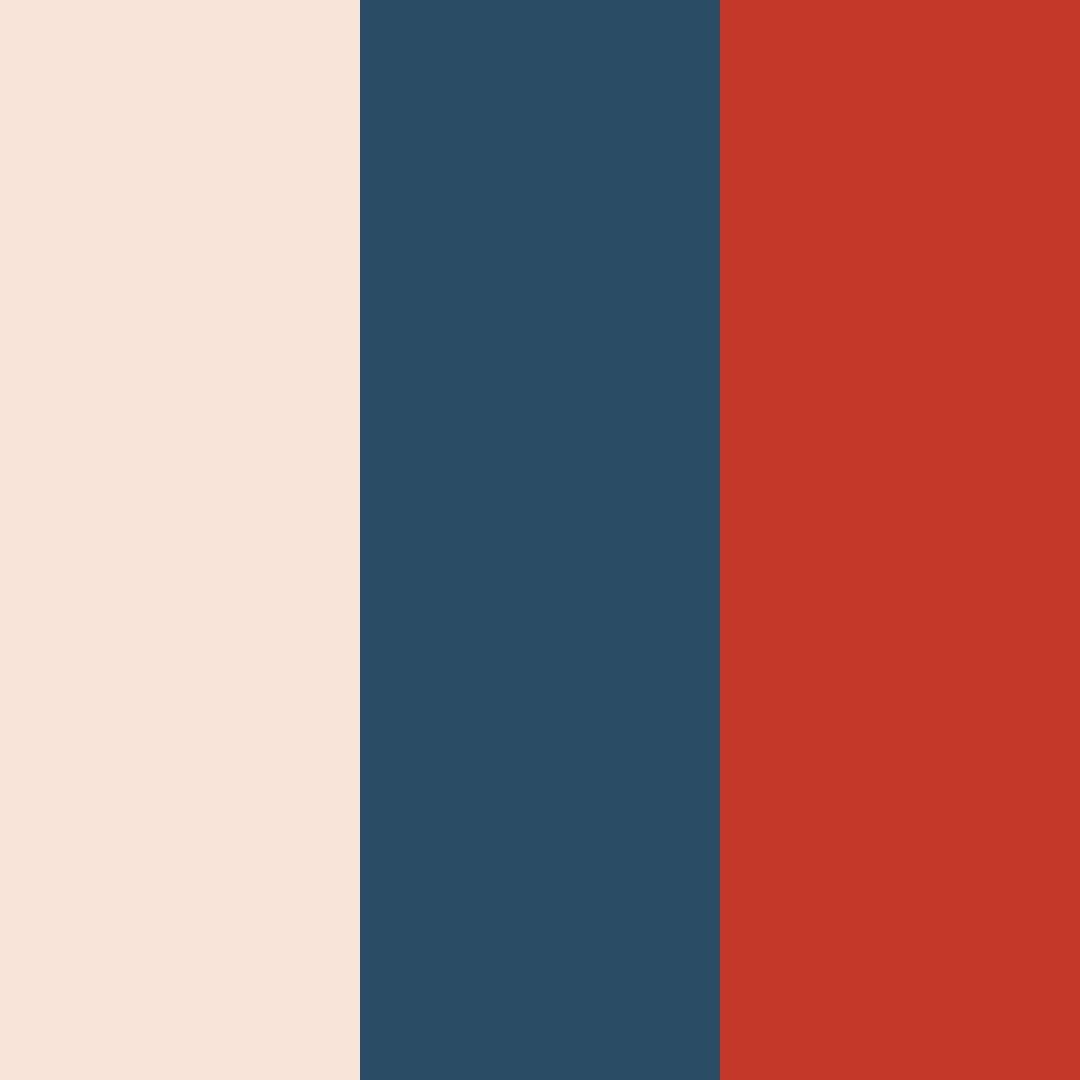 Download beige and blue harmony color palette PNG image (square)