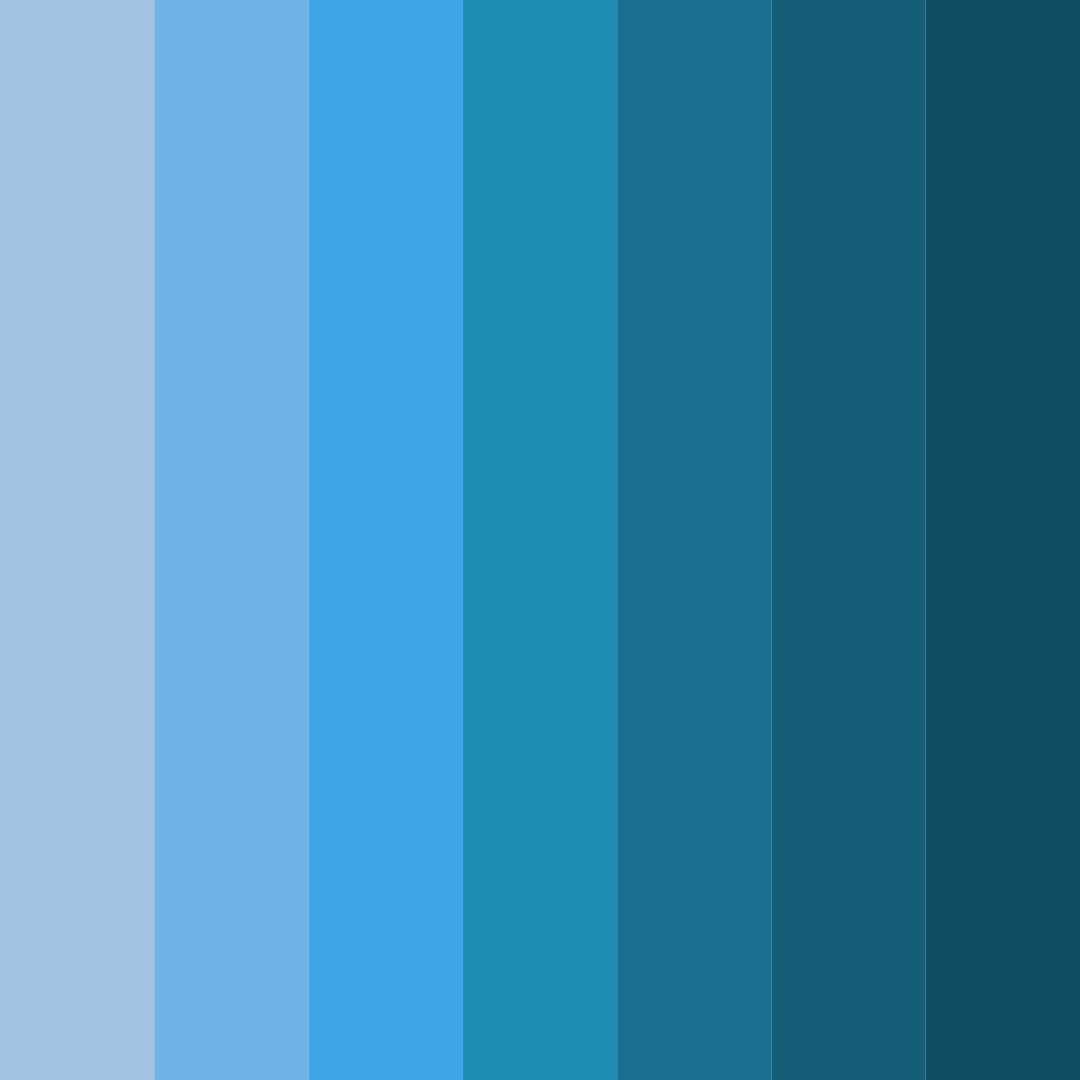 Download blue sky color palette PNG image (square)