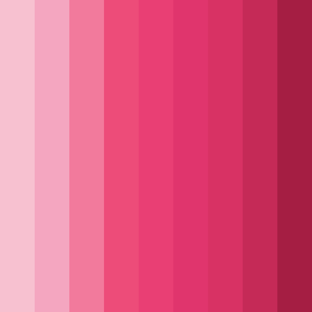 Download radiant rosé color palette PNG image (square)