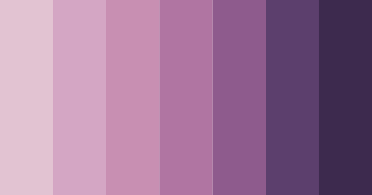 Download purple pink dreams color palette PNG image (landscape)