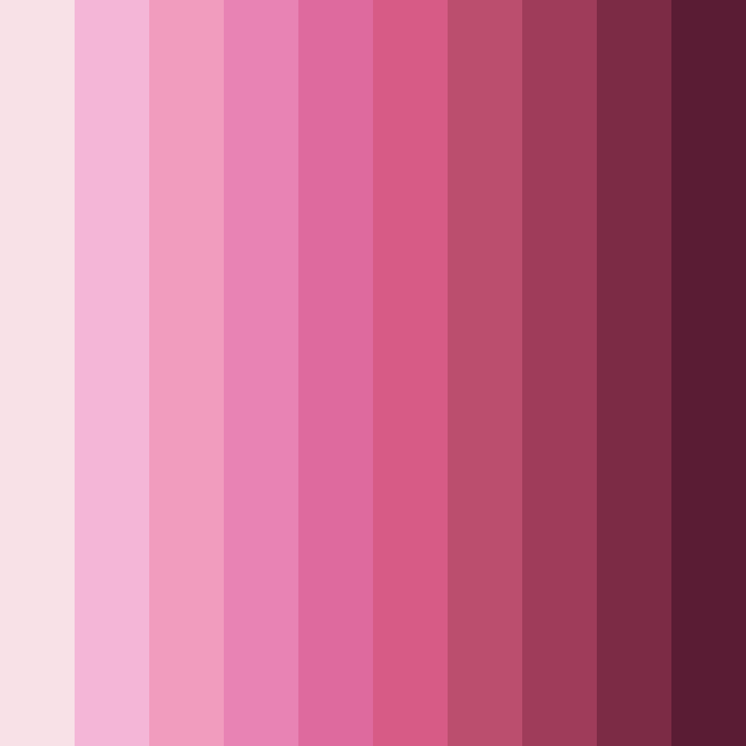 Download pink sunset color palette PNG image (square)