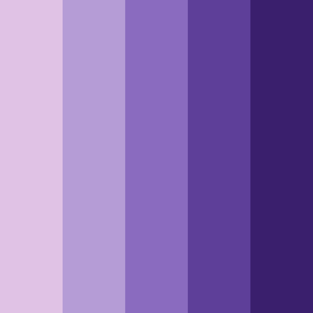 Download dark purple shades color palette PNG image (square)