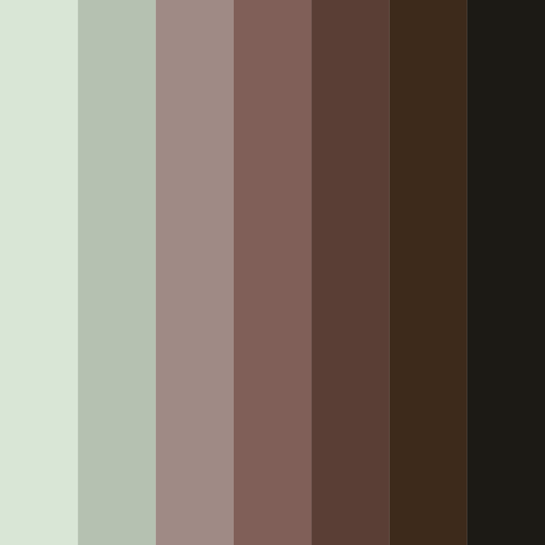 Download dark green and indian red harmony color palette PNG image (square)