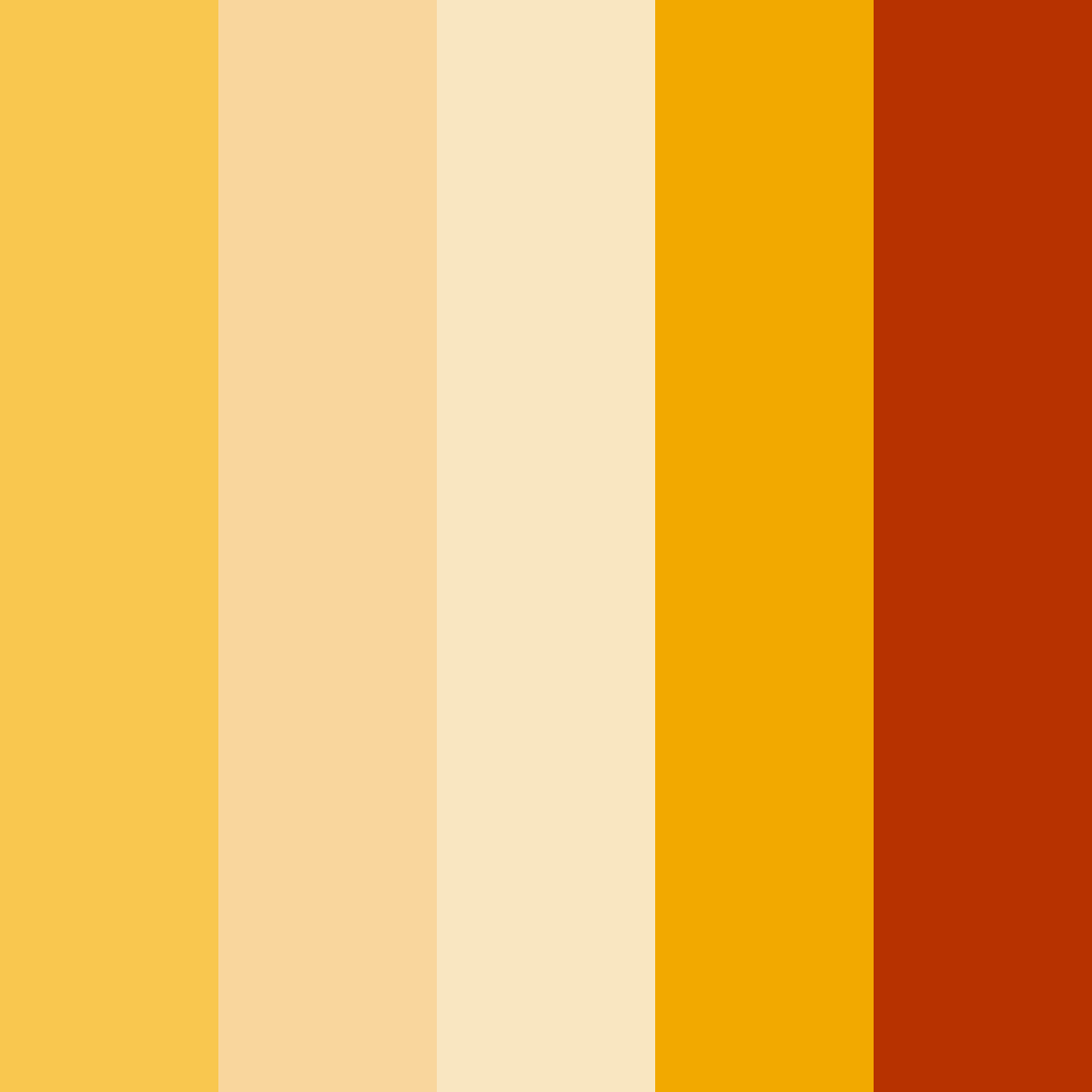 Download sunny harvest color palette PNG image (square)