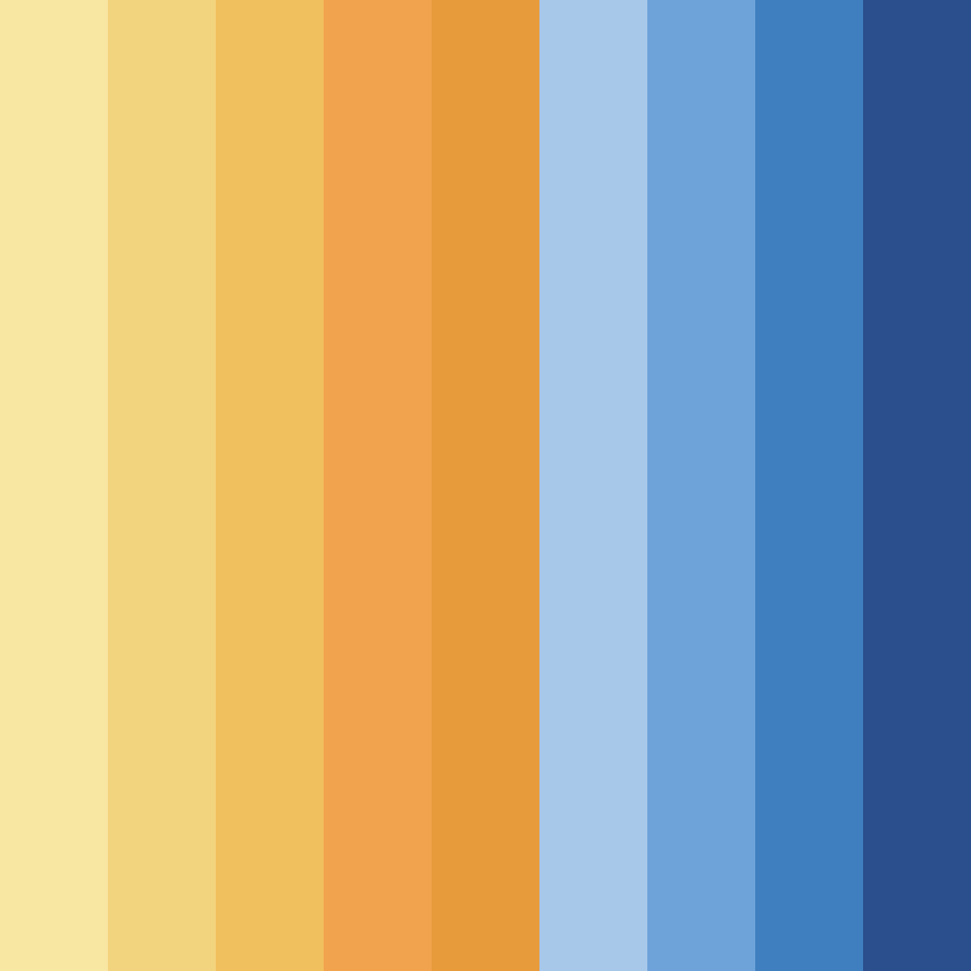 Download sunlit cove color palette PNG image (square)
