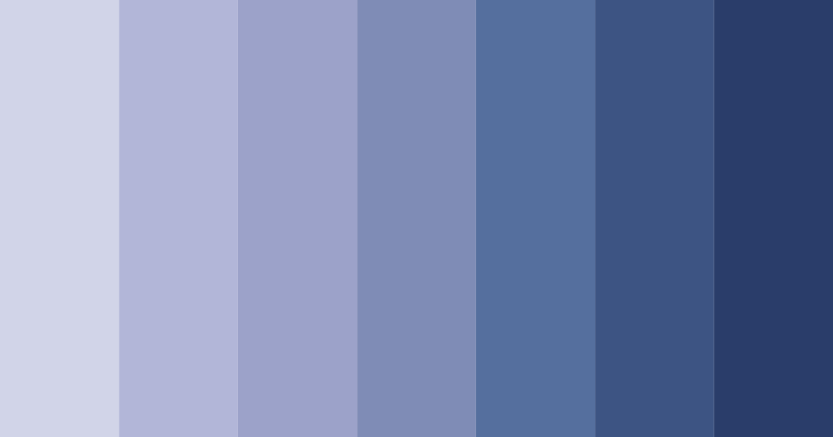 Download serenity in blue color palette PNG image (landscape)