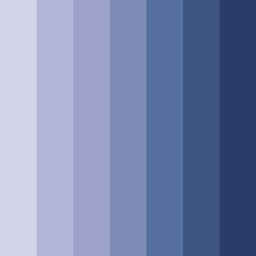 Download serenity in blue color palette PNG image (square)