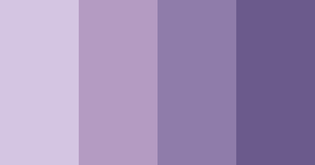 Download lavender dream color palette PNG image (landscape)