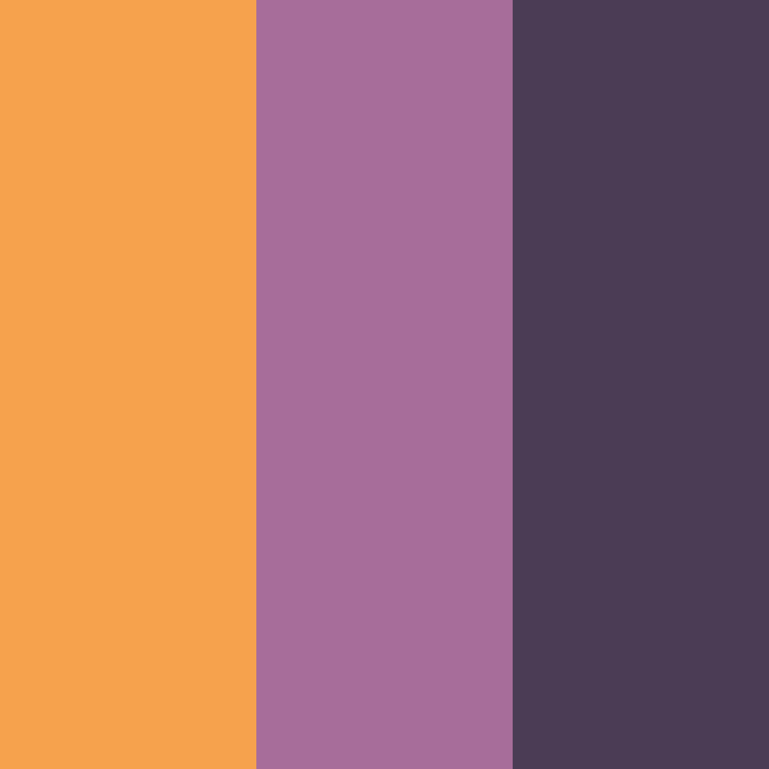Download orange and silver purple color palette PNG image (square)