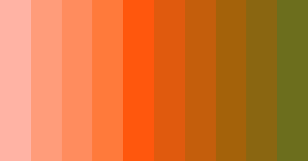 Download warm red-orange color palette PNG image (landscape)