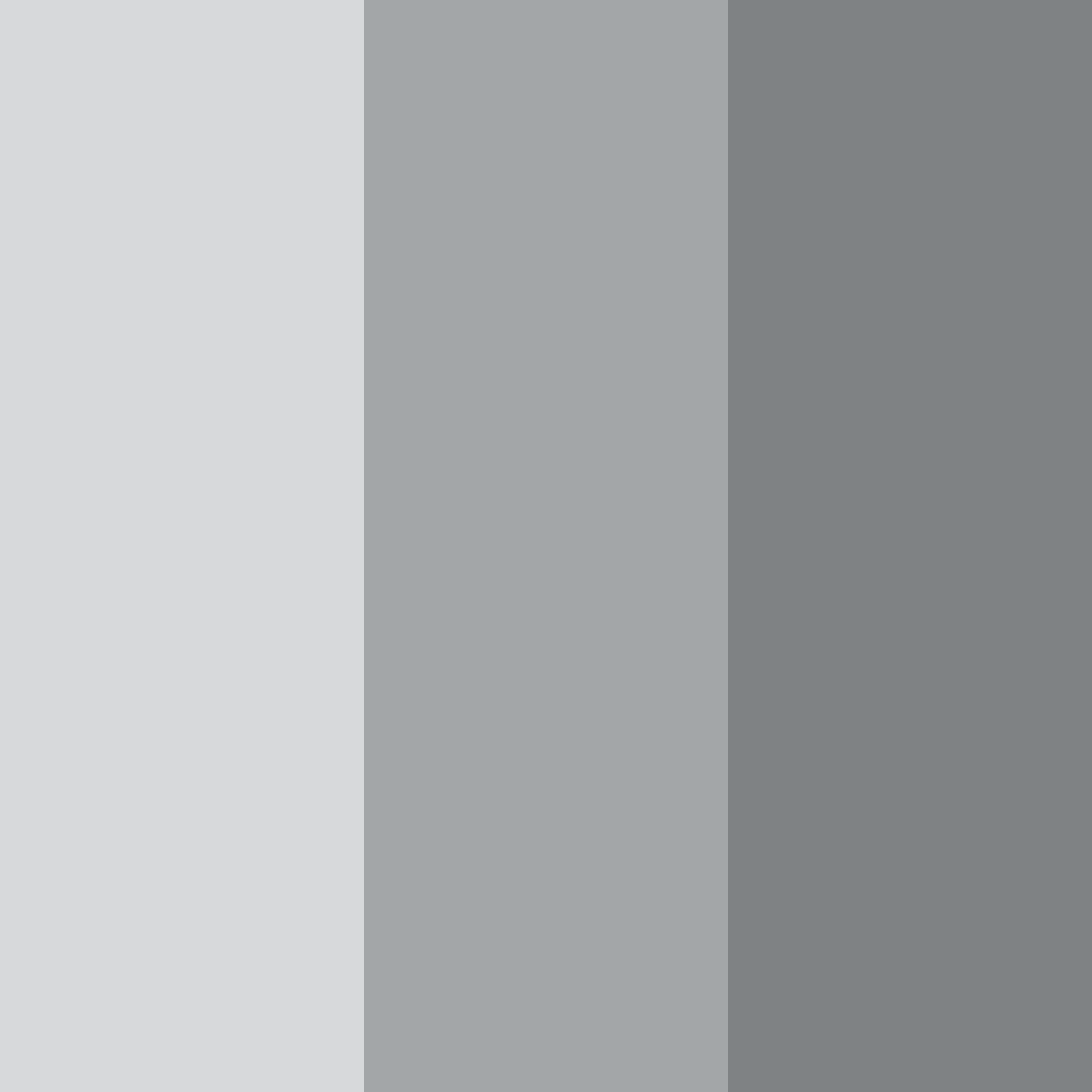 Download silver gray shades color palette PNG image (square)