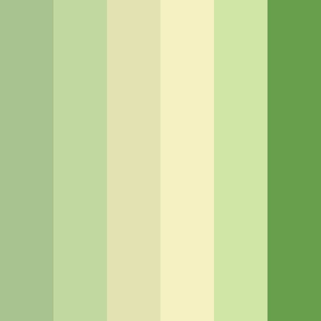 Download green serenity color palette PNG image (square)