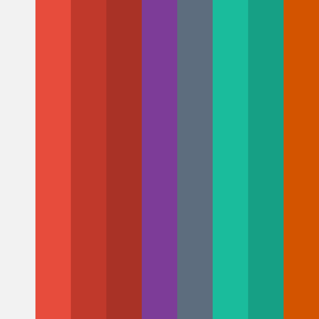 Download crimson gleam color palette PNG image (square)