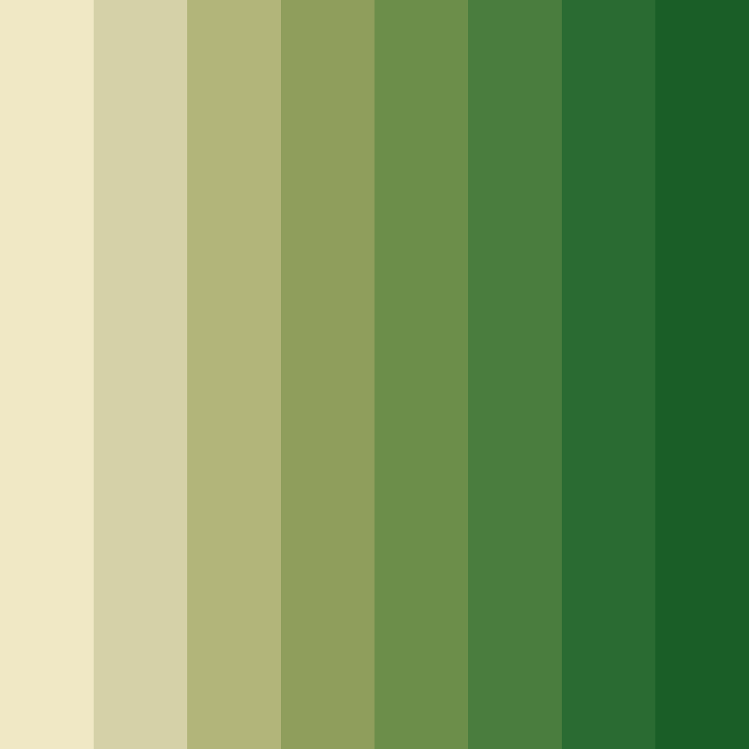 Download verdant harmony color palette PNG image (square)