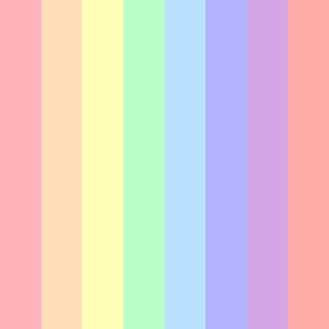 Download sweet spectrum color palette PNG image (square)