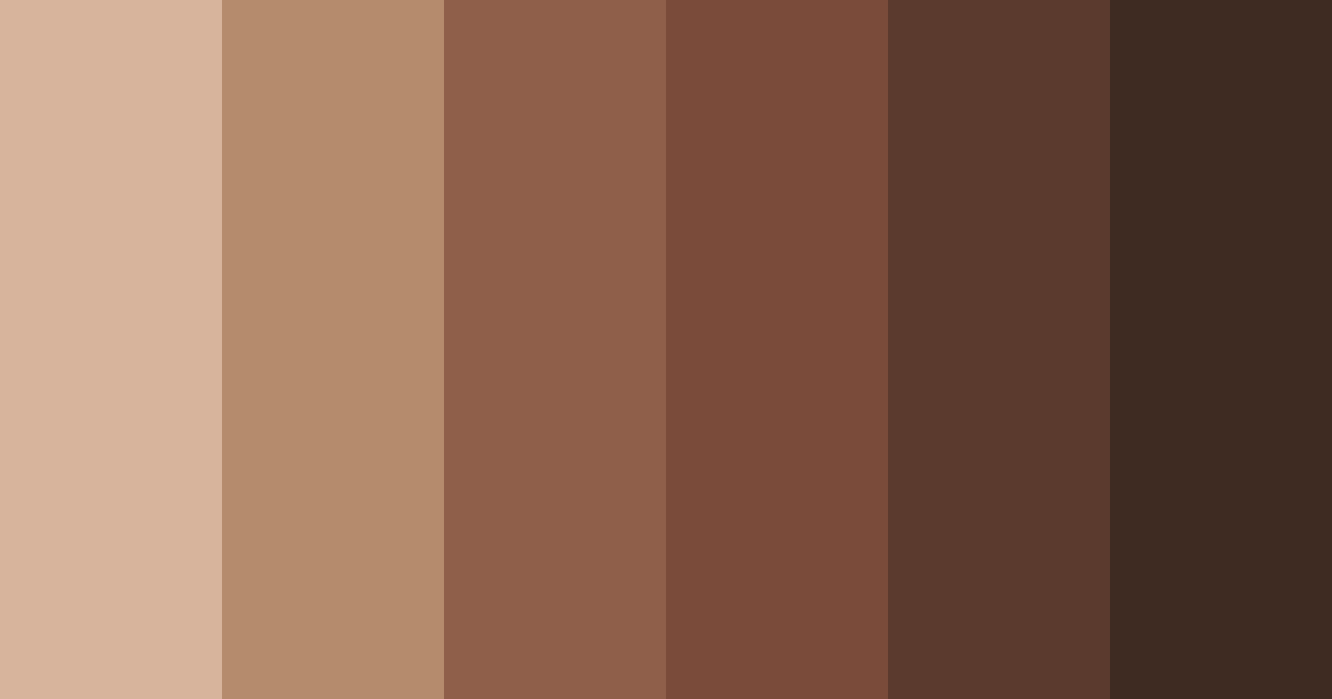 Download rustic earthtones color palette PNG image (landscape)
