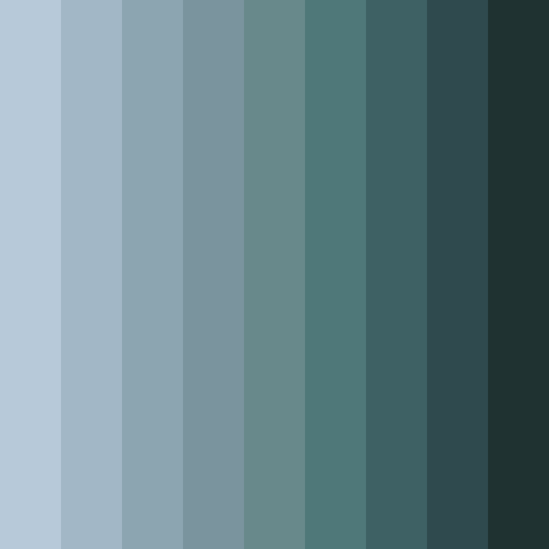 Download frosted azure color palette PNG image (square)