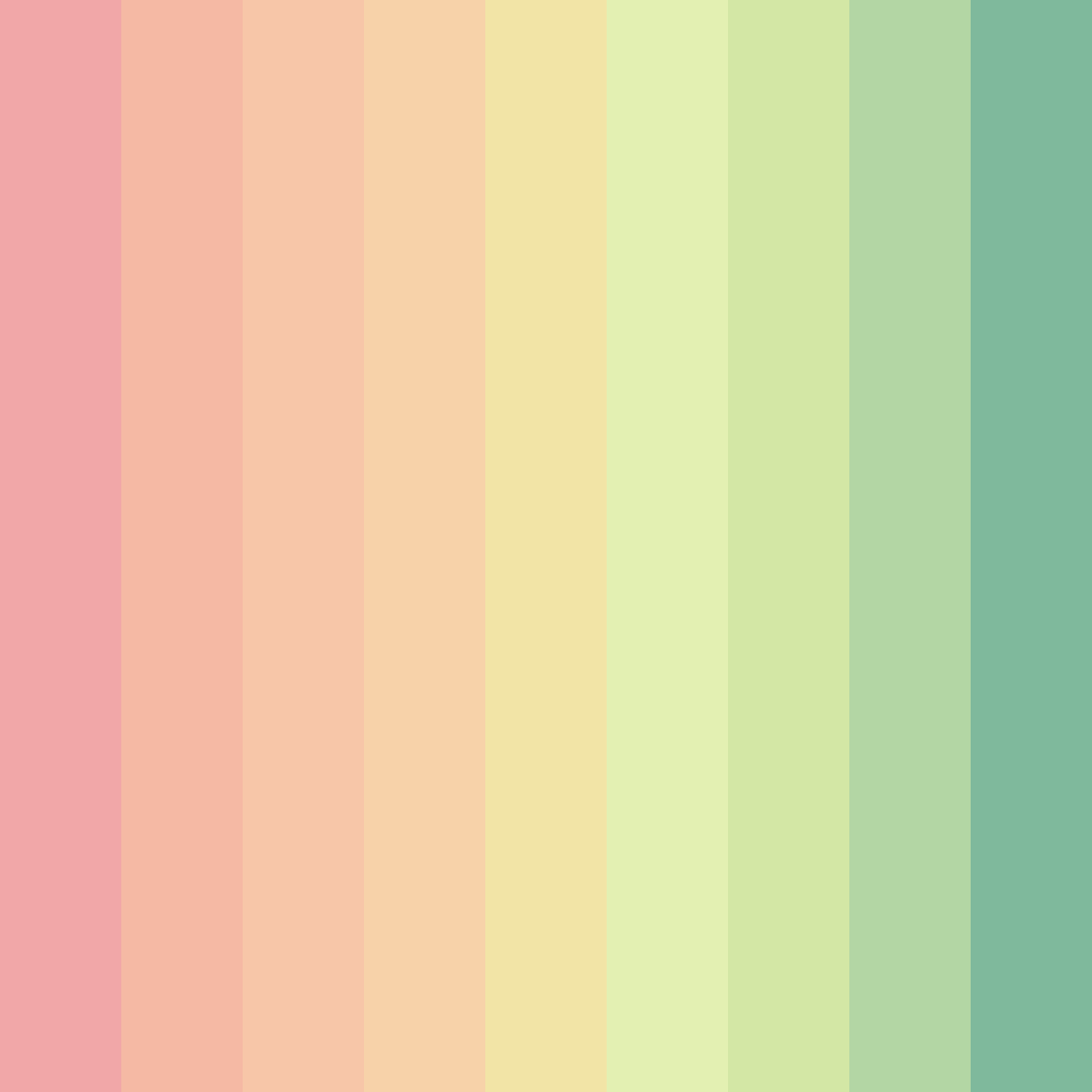 Download sweet summer serenade color palette PNG image (square)