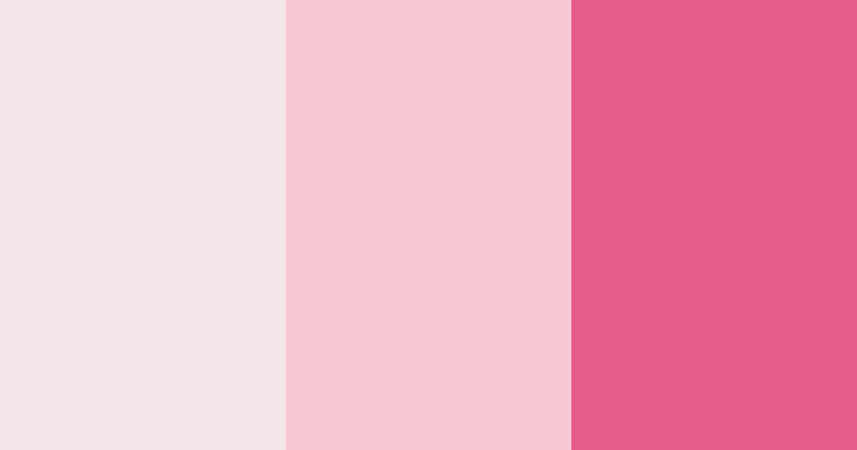 Download pink blossom color palette PNG image (landscape)