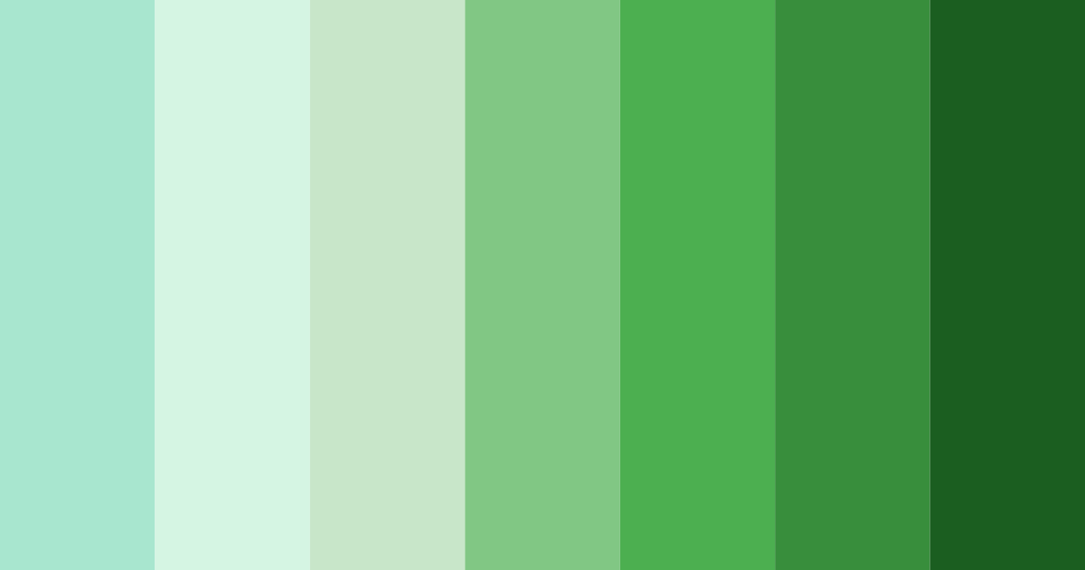 Download verdant whispers color palette PNG image (landscape)