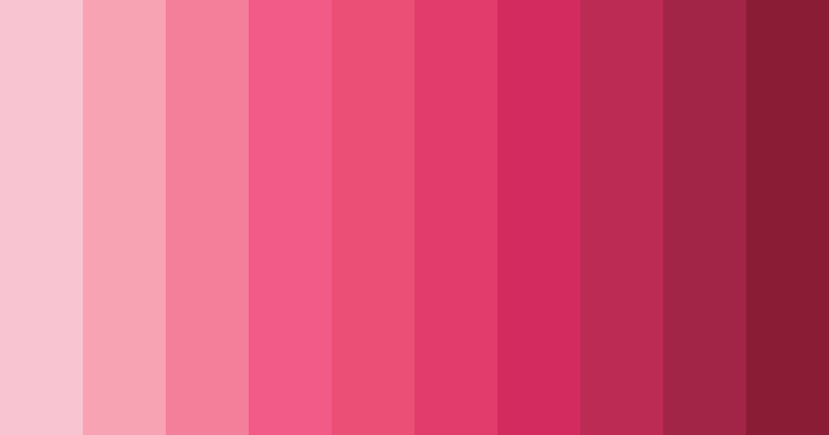 Download pastel pink dream color palette PNG image (landscape)
