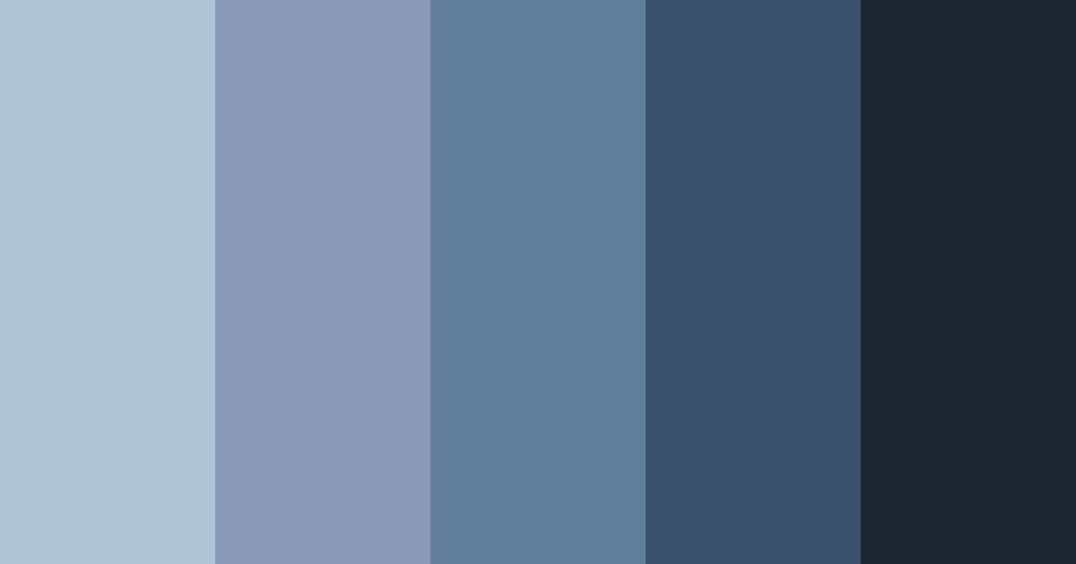 Download midnight mist color palette PNG image (landscape)