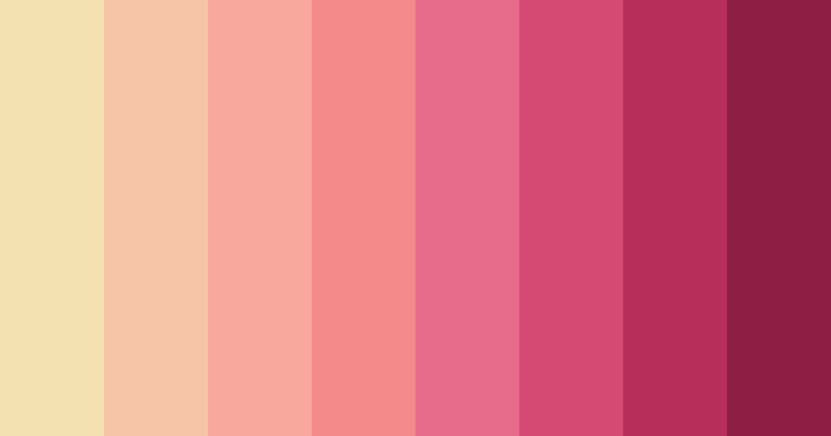 Download sweet affection color palette PNG image (landscape)