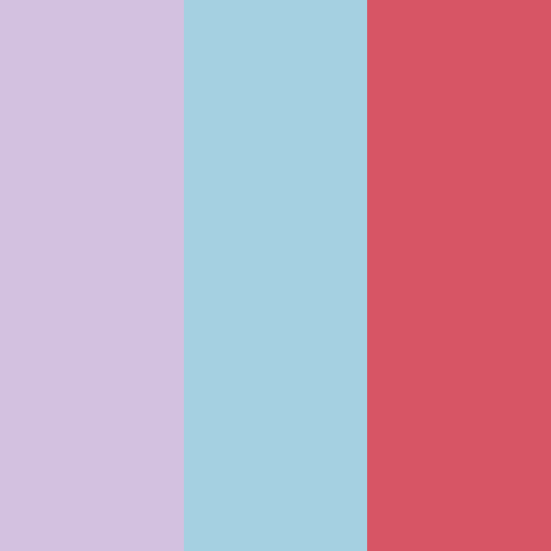 Download soft pink and blue color palette PNG image (square)