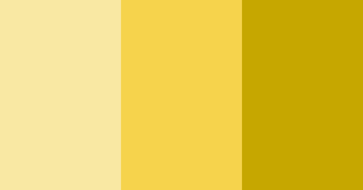 Download sunshine serenade color palette PNG image (landscape)