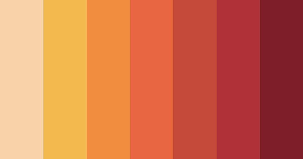 Download autumn ember bliss color palette PNG image (landscape)